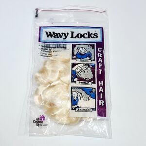 Wavy Blond Locks Craft  Viscose Doll Hair 1995 Tuttle Blonde